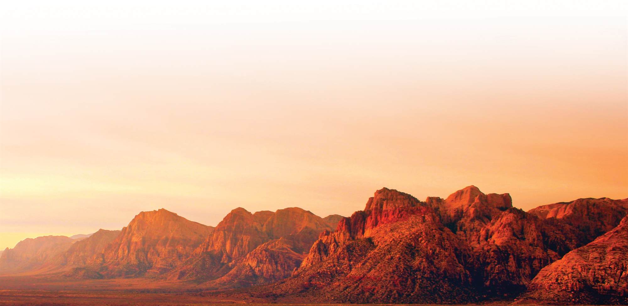 Red Rock Canyon at sunset near Las Vegas, Nevada